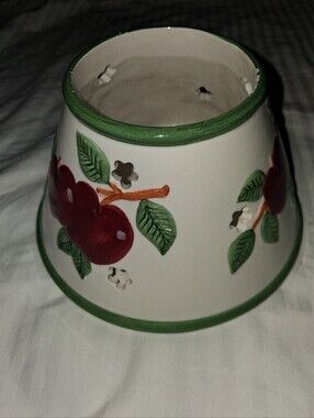 Waxcessories Floral Ceramic 7" Candle Shade/Topper